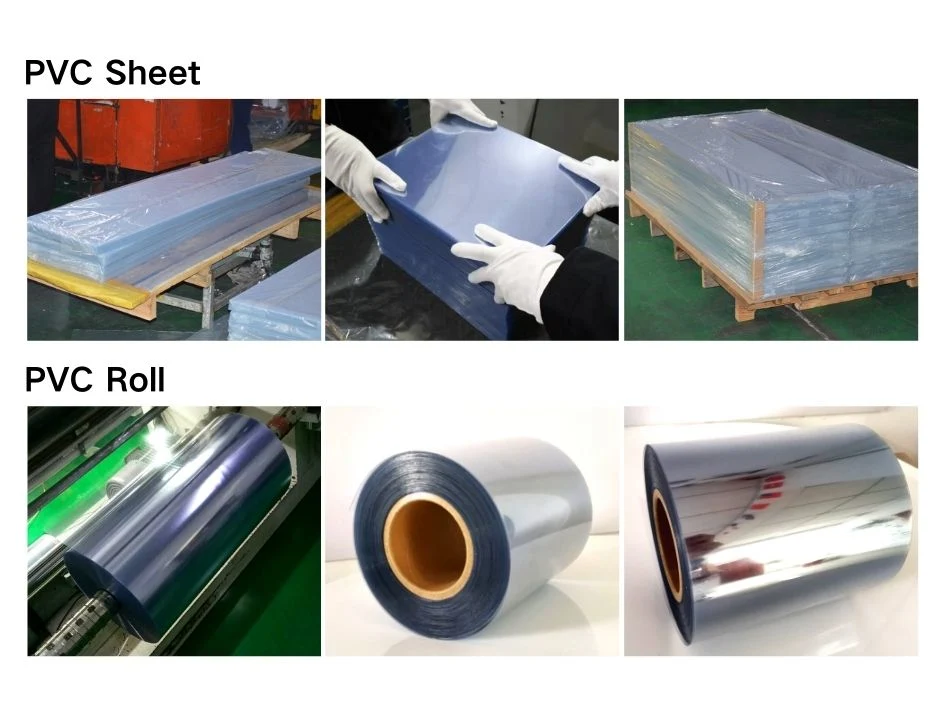 10%off 0.2-5mm Rigid Clear Plastic PVC Pet Film Sheet for Blister/Thermofoming/Vacuum Packaging/Printing